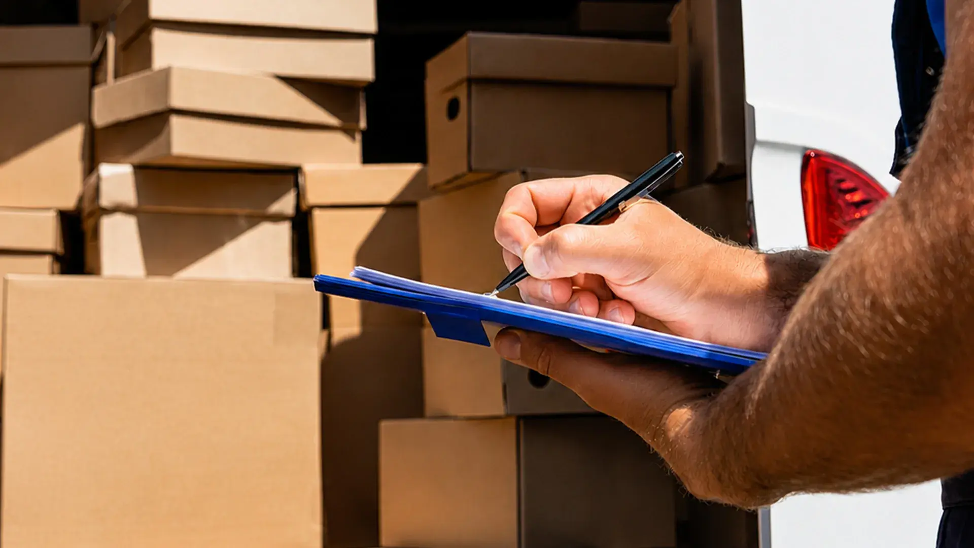 parcel receiving and onboard delivery placeholder